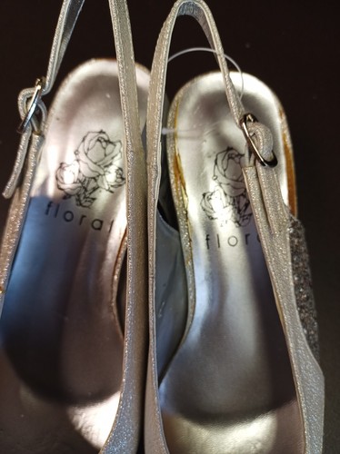 Flash Sale, Floral Women's Wide Width Slingback Dress Shoes *** Read Description - Picture 16 of 16