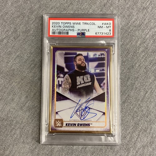 Kevin Owens [Purple] #A-KO 2020 Topps WWE Transcendent Autographs card