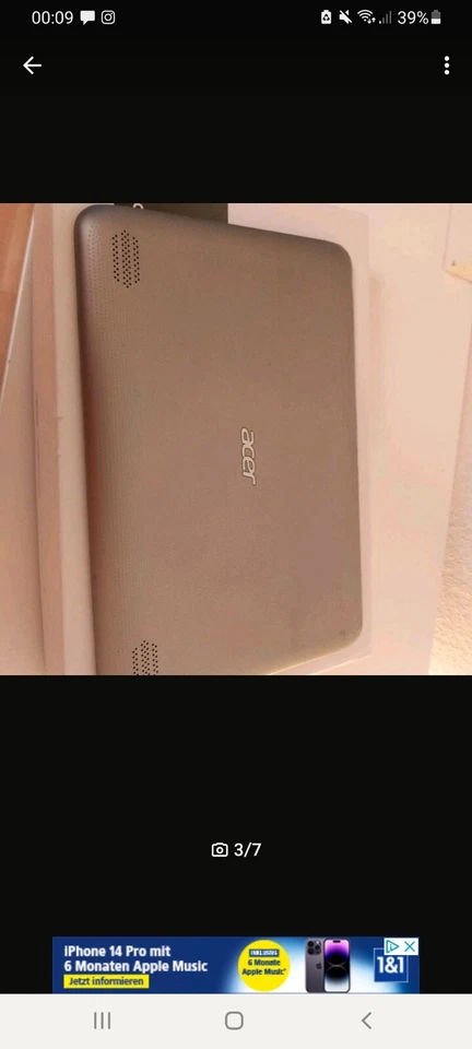 acer iconia tab - Bild 3 von 4