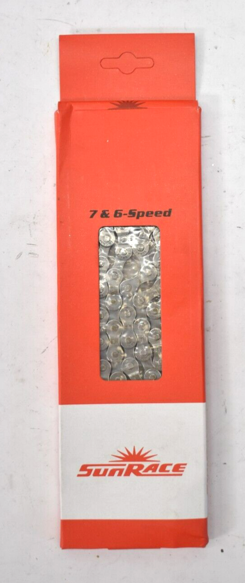 Sunrace CNM54 Chain 6-7 Speed 116 Links Gray CNM54.116L.YS0