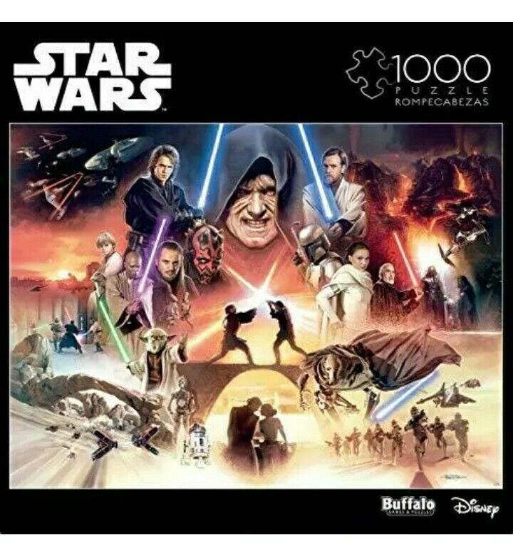 STAR WARS Disney Puzzle 1000 PIECE BUFFALO Games Sealed