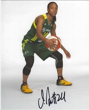 JEWELL LOYD Signed 8 x 10 Photo Seattle STORM WNBA Basketball FREE SHIPPING
