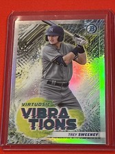 2022 Bowman Baseball Yankees TREY SWEENEY 'Virtuosic Vibrations' Prospect Insert