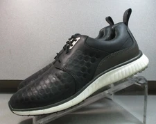 253571 MS50 HII LUXE MENS SHOE 9.5M BLACK LEATHER GOLF SHOE JOHNSTON & MURPHY