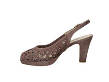 Scarpe col tacco da donna beige formale pelle Acquisti Online su