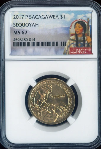 2017 Sacagawea Dollar NGC MS67 Business Quality