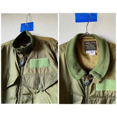 AVIREX G8 WEP Flight Jacket Men's Size L Khaki Vintage 90s Made in