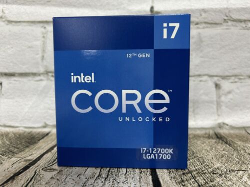 Intel Core i7-12700K Unlocked Desktop Processor - 12 Cores (8P+4E) & 20 Threads - Picture 1 of 5