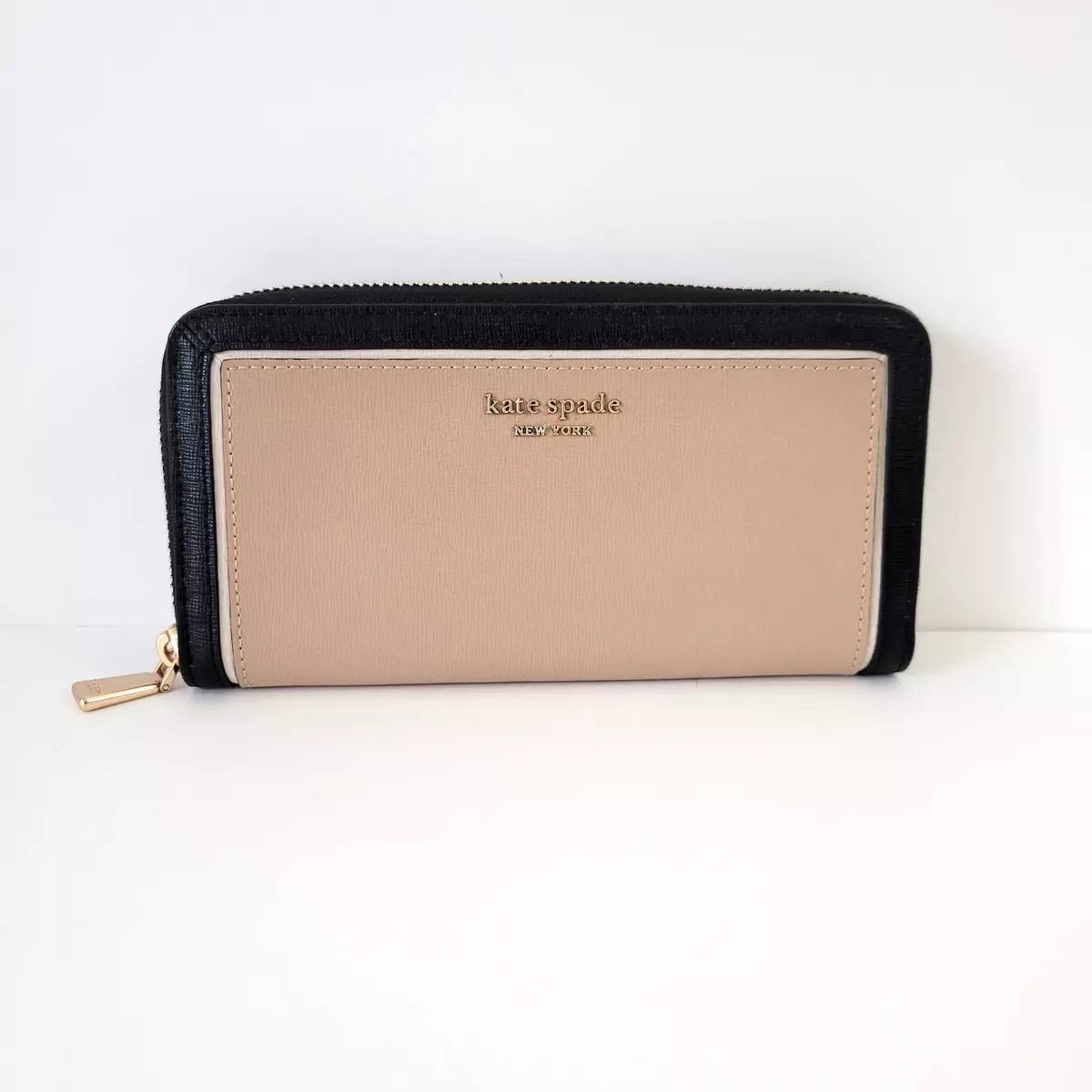 Kate spade color block wallet sales