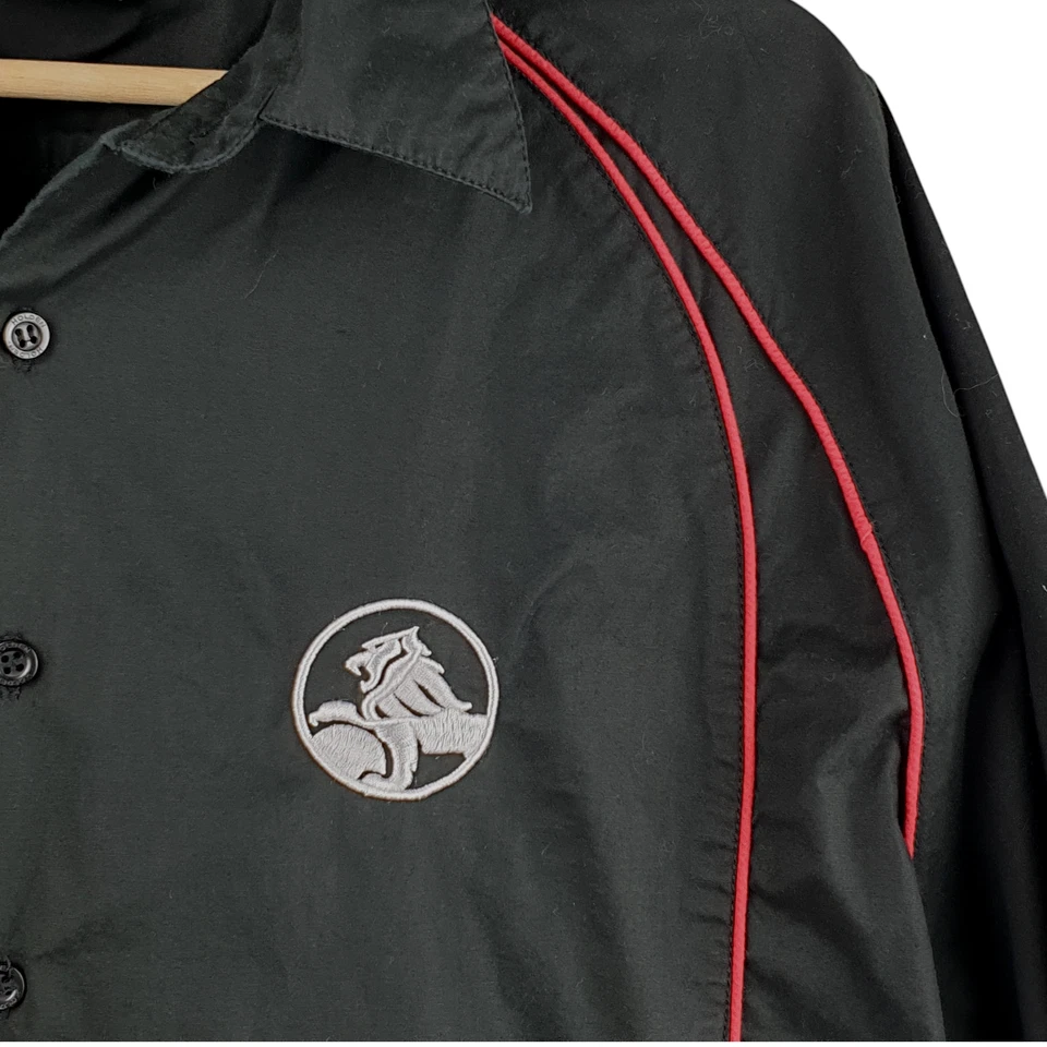 Camisa Para Hombres Holden Cars Go Holden Abotonada Manga Corta Cuello Talla L Negra En muy buena condición Foto 3 de 4