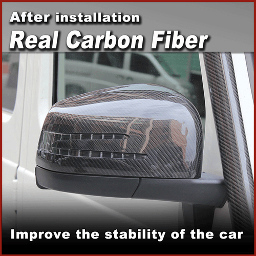 Carbon Spiegelkappe für Mercedes G/ML/GL/R Class G500 G63 ML400 W166 W143 - Picture 3 of 12