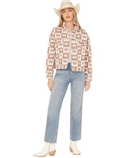 Wrangler Women's Heritage Signature Print Cut Off Jacket - 112334605