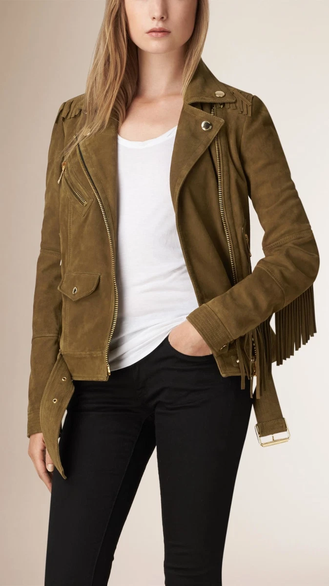 Burberry sales suede jacket