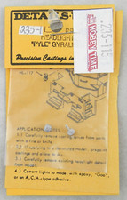 HO Scale Headlight "Pyle" Single Graylight 2 pcs - Details West HL-115