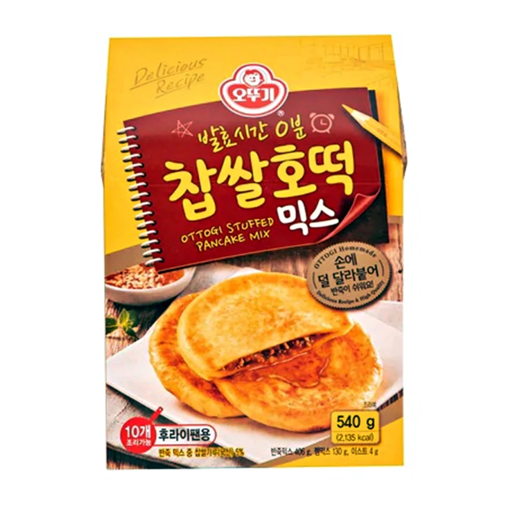 Ottogi Korean Stuffed Sweet Rice Pancake Hotteok Mix 오뚜기 찹쌀