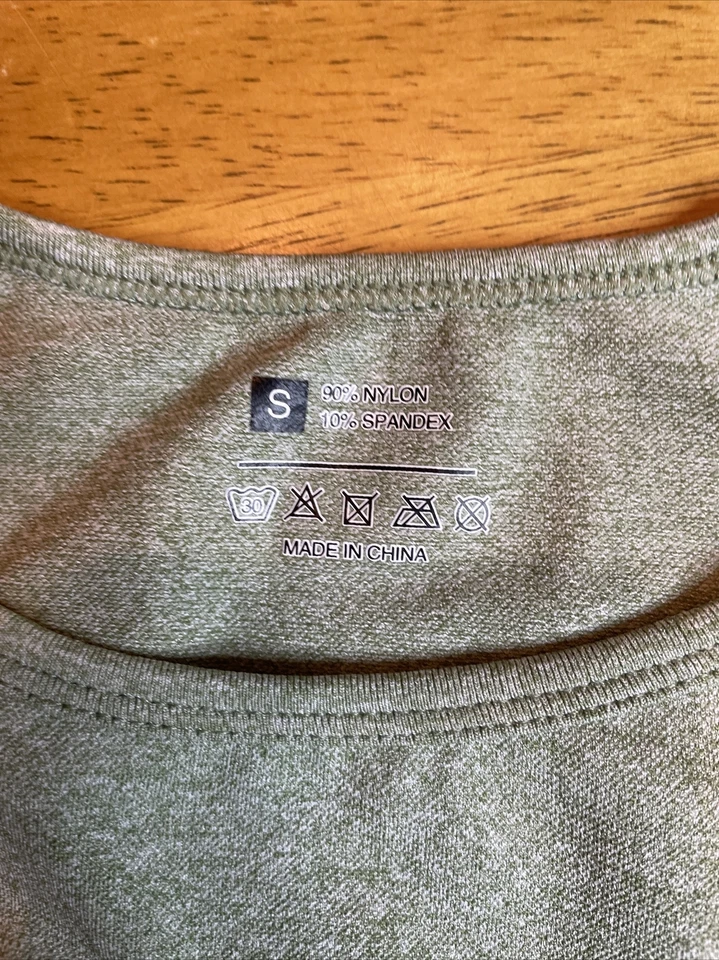 Женский тренировочный топ маленький морской пены зеленый размер маленький *едва носили * - Изображение 2 из 3