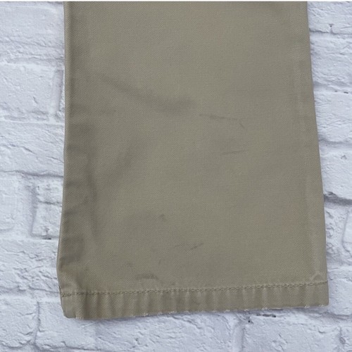 Gap Girls Flare Wide Leg Khaki Pants Adjustable Waist Flower Detail Toddler Sz 4 - Picture 4 of 6