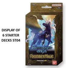 Battle Spirits Saga TCG: FORBIDDEN MAGIC Starter Deck Display (Yellow) (6 boxes)