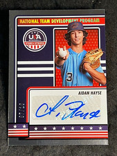 2023 Panini USA Baseball Stars & Stripes REFRACTOR BLUE AUTO Aidan Hayse 07/10
