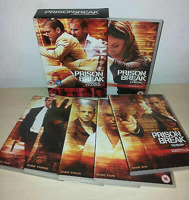 PRISON BREAK - KOMPLETTE STAFFEL 2 - ENGLISCH - BOX 6 DVD