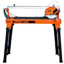 TAGLIAPIASTRELLE ELETTRICA BANCO AD ACQUA 800W 90-45° SPEED650 CON DISCO KAPRIOL