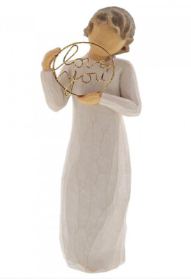 Willow Tree Love you Ich liebe Dich Engel Ornnament Susan Lordi  27913