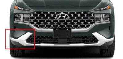 Genuine Front Skid Plate Bumper Lower Right Passenger Side Silver