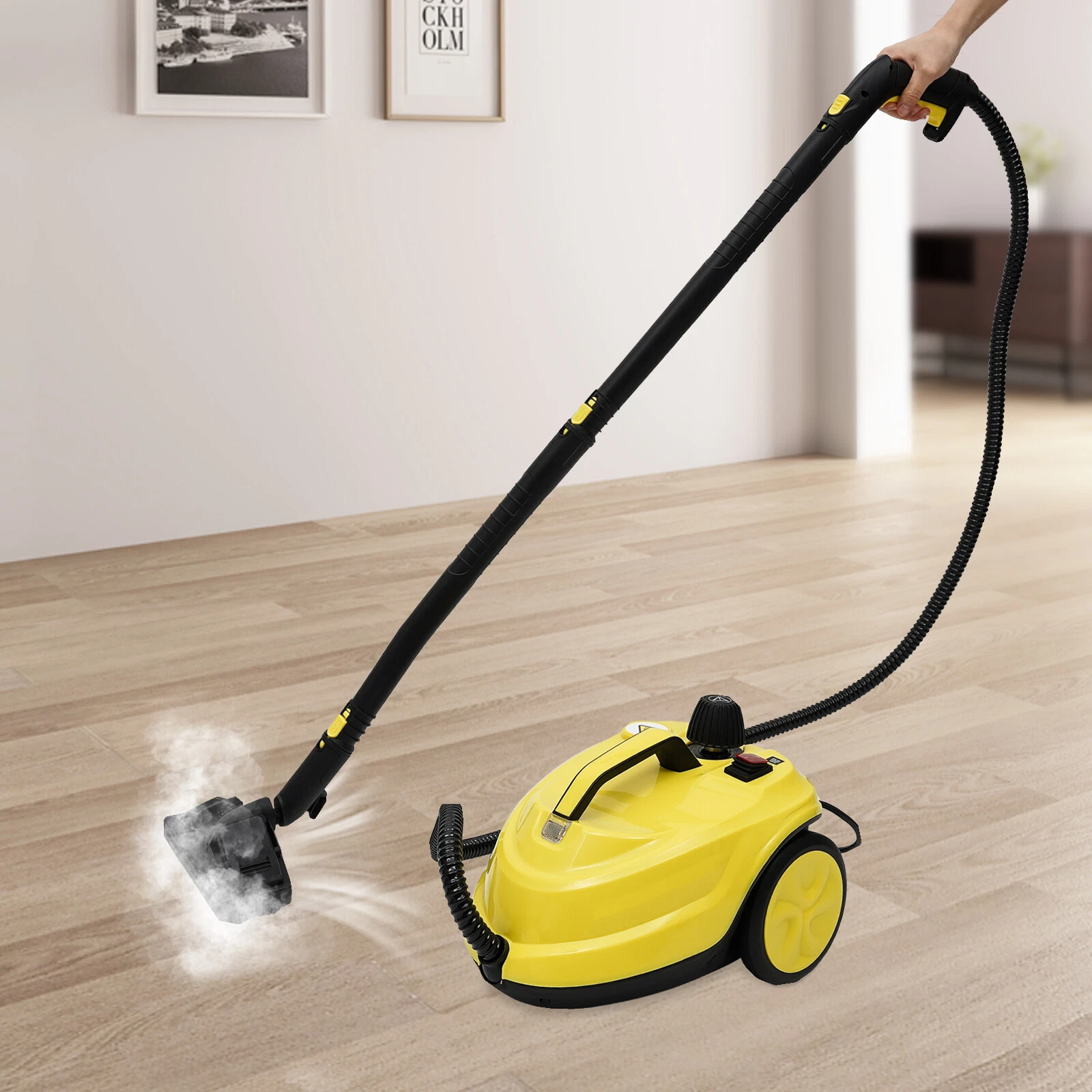 Portable High-Pressure Steam Cleaner Machines 2KW Multipurpose Handheld Cleaner