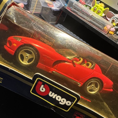 Burago New Old Stock Dodge Viper RT/10 1992 Diecast rot Maßstab 1:18 nie geöffnet??? - Bild 2 von 15