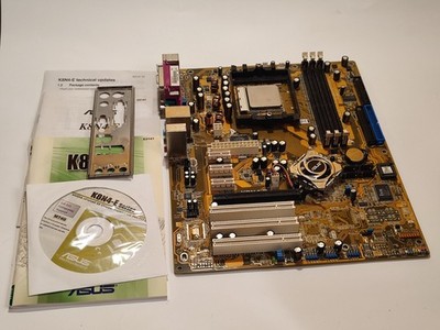 ASUS K8N4-E Socket 754 Motherboard nForce4 AMD Sempron 2800+ Boxed Bundle TESTED