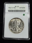 1942 S Walking Liberty Half Dollar ANACS MS63 OLD SOAPBOX