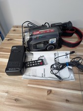 JVC GR-AX920 Compact VHS-C Camcorder with AC Power Adapter Remote Guide