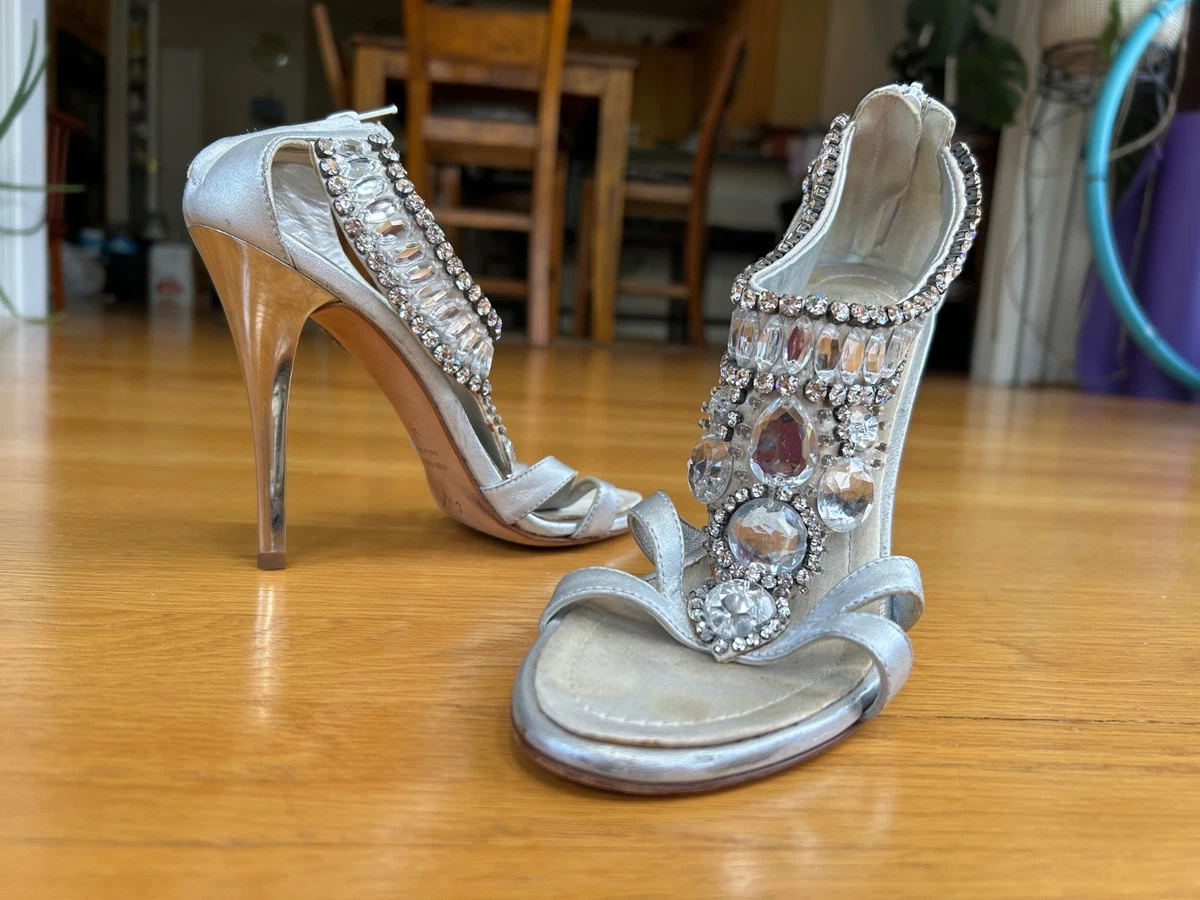 Giuseppe Zanotti Heels Silver for sale - eBay