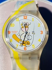 (B2) SUJZ107 Happy 80th Birthday Swatch NEW GENT 2007 Hase