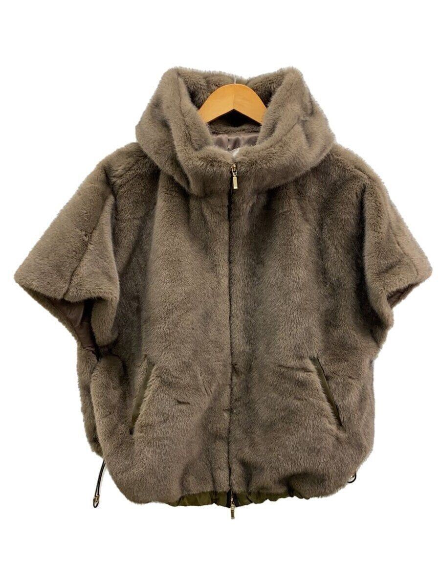 ALTRA Giacca pelliccia manica corta Kose Other 24AW poliestere OMAGGIO marrone tinta unita 83830E 2