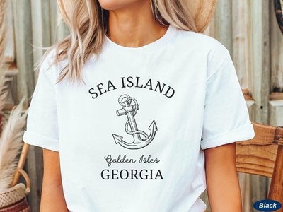 Sea Island Shirt Travel Gift for Georgia Trip Lovers Souvenir Tee