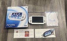 SONY PS Vita PCH-1000 Crystal White CIB/No Charger JP Import Region Free Tested