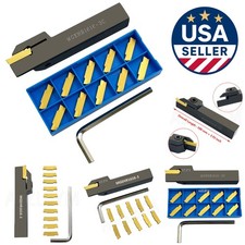 Precision MGEHR66-3 Grooving Cut-Off Tool Holder with Indexable Carbide Inserts