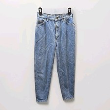 Vintage Lee Riders Jeans Womens Size 11 M High Waist Tapered Leg Med Wash