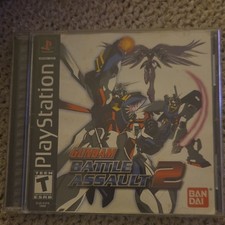 Bandai Gundam Battle Assault 2 PS1 Fighting Game CIB w/ Manual (NTSC-U/C)