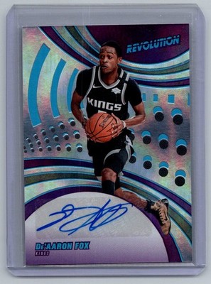 2020-21 Panini Revolution Autographs Infinite #/25 Auto De'Aaron Fox