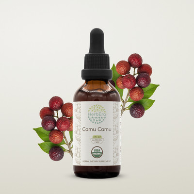 HerbEra Camu Camu Alcohol-FREE Tincture, Camu Camu (Myrciaria dubia)