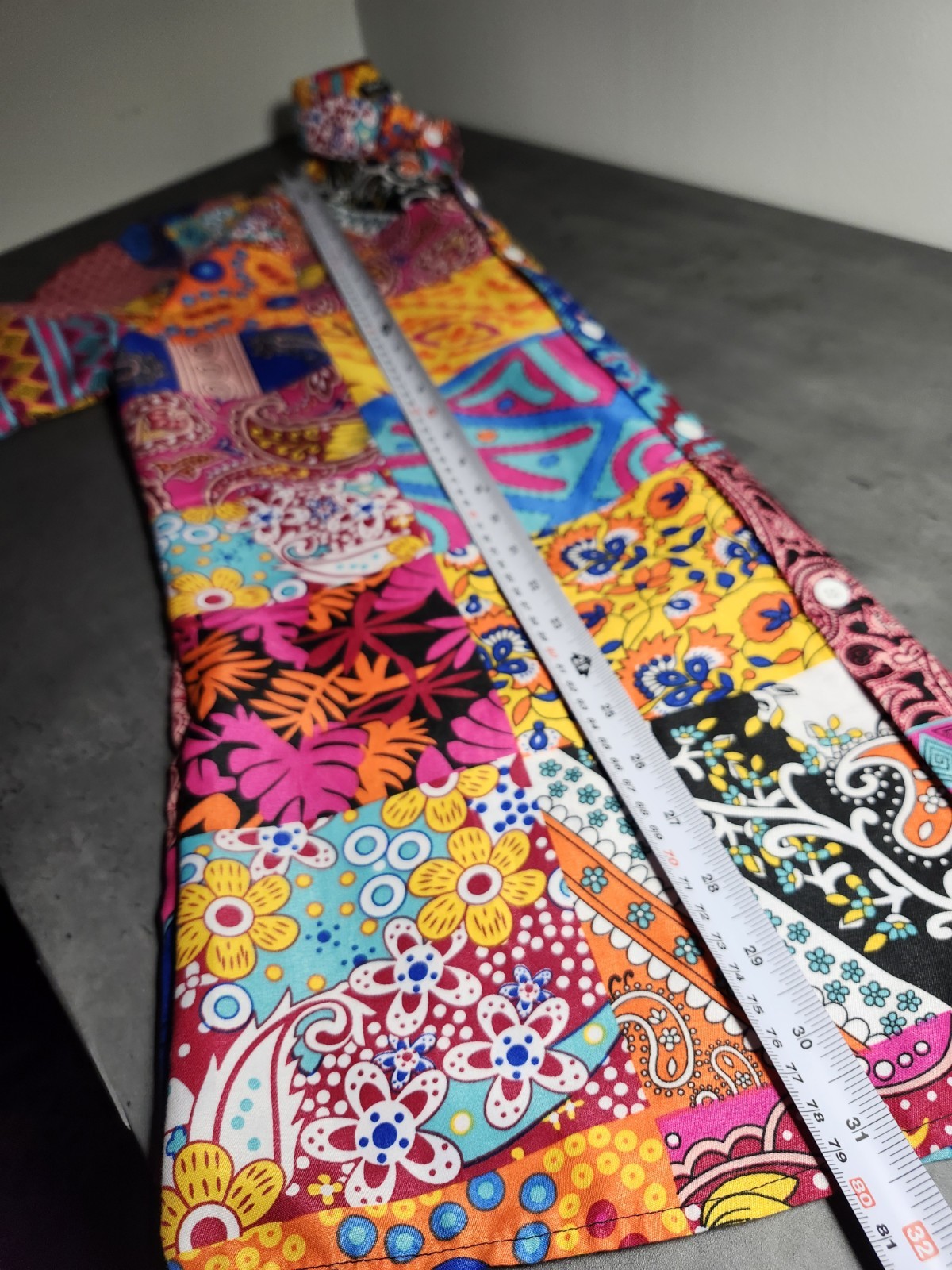 Romwe Multicolor Paisley Patchwork-Like Shirt for… - image 11