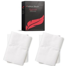 100 Egyptian Cotton Pillow Cases Queen Size Set of 4 - Luxury 1000 Series Ma...