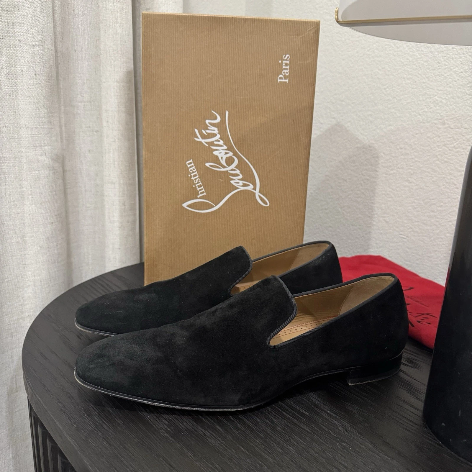 Christian Louboutin — Christian Louboutin Dandelion Venetian Loafer Dress Shoe Black 43