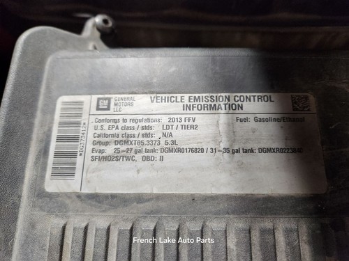 Transfer Case Assembly 5.3L AT Nqh AY6 Fits 2013 SILVERADO 1500 1288598 - Picture 6 of 12