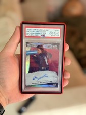 Topps STAR WARS Galaxy Chrome 2022 Red Refractor Hayden Christensen 4/5 