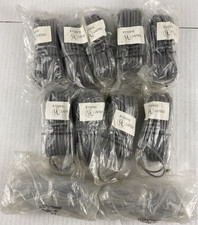 Lot of 11 Telephone Extension Cord 25 Feet Long Phone New Old Stock