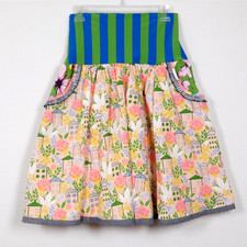 Matilda Jane Wonderful Parade Homeward Bound A-Line Skirt M GG