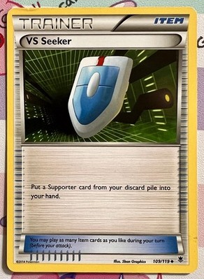 VS Seeker 109/119  XY Phantom Forces Pokemon TCG Card LP-NM